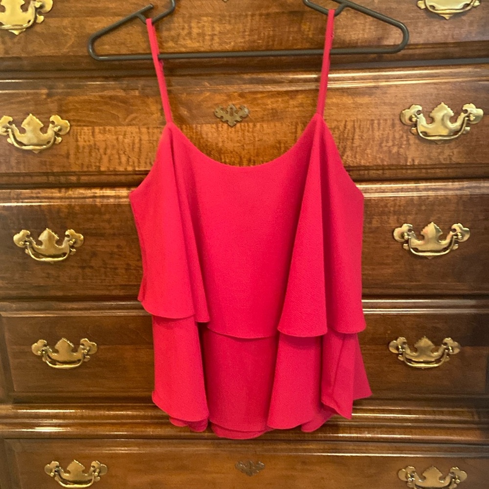 Maroon tank top!